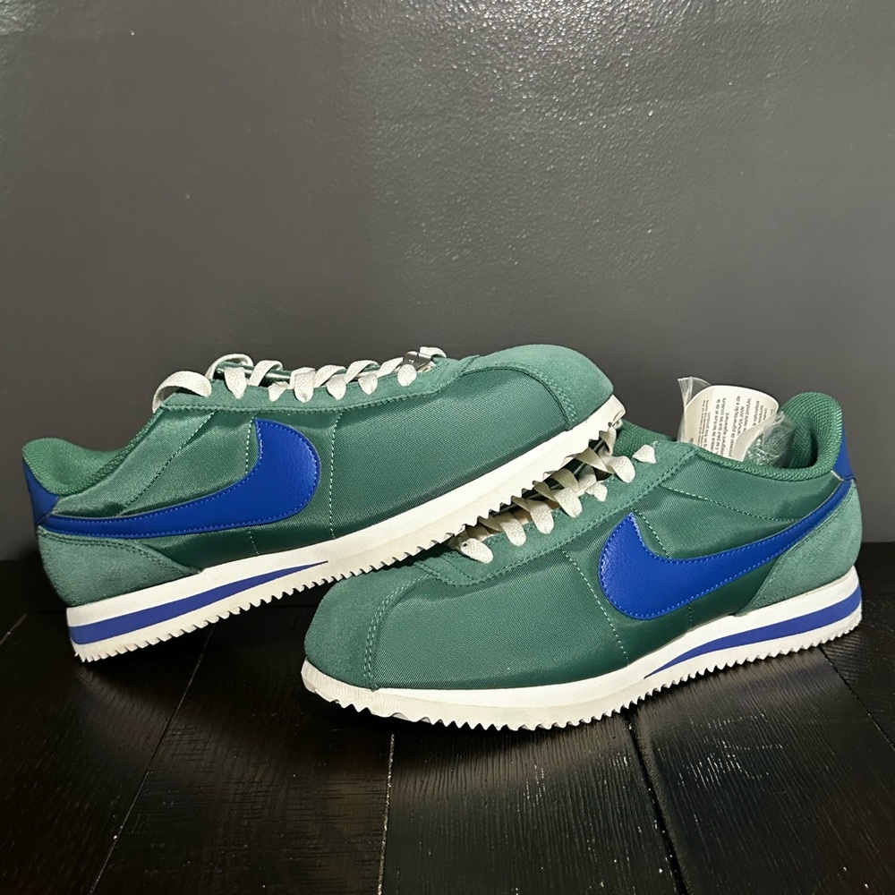 New Nike Cortez Green and Blue Women’s size 10 Sneakers